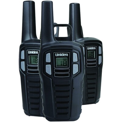 Uniden Sx167-3ch 16-mile 2-way Frs/gmrs Radios (3 Pk with 9 Batteries)