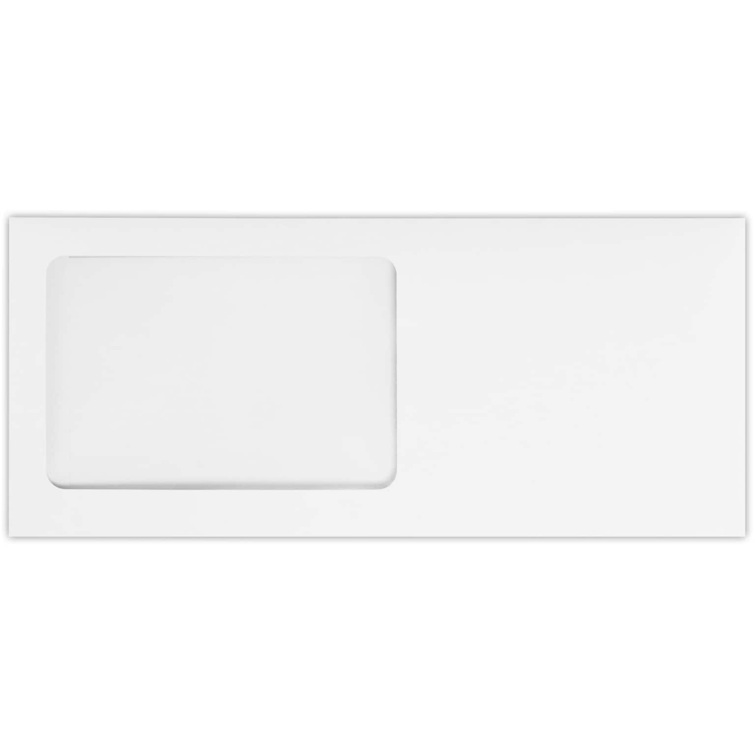 LUX Self Seal #10 Window Envelope, 4 1/2 x 9 1/2, White Wove, 250/Pack (10APW-WW-250)