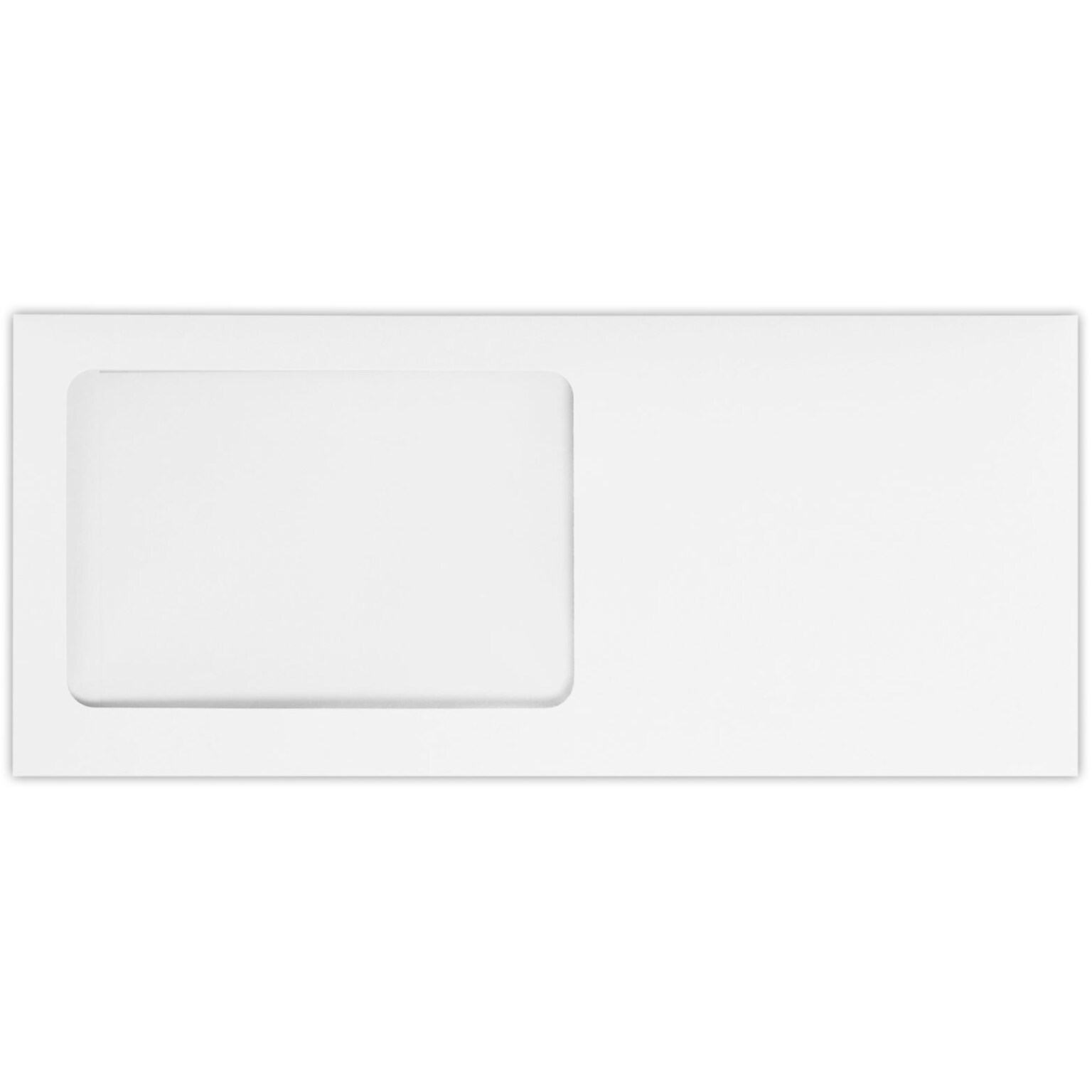 LUX Self Seal #10 Window Envelope, 4 1/2 x 9 1/2, White Wove, 250/Pack (10APW-WW-250)