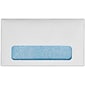 LUX Moistenable Glue Security Tinted #6 3/4 Window Envelope, 3 5/8 x 6 1/2, Bright White, 1000/Pac