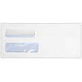 Quality Park Redi-Seal Self Seal Security Tinted #10 Double Window Envelope, 4 1/2 x 9 1/2, White