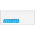 LUX #10 Window Envelopes (4 1/8 x 9 1/2) 50/Pack, 24lb. White Wove w/ Sec. Tint (10W-SAT-50)