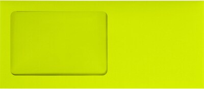 LUX Self Seal #10 Window Envelope, 4 1/2 x 9 1/2, Wasabi, 1000/Pack (LUX-10APW-L22-1)