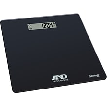 A&D Engineering Premium Wireless UC-352BLE Weight Tracking Scale, Black, 450 lb. Capacity