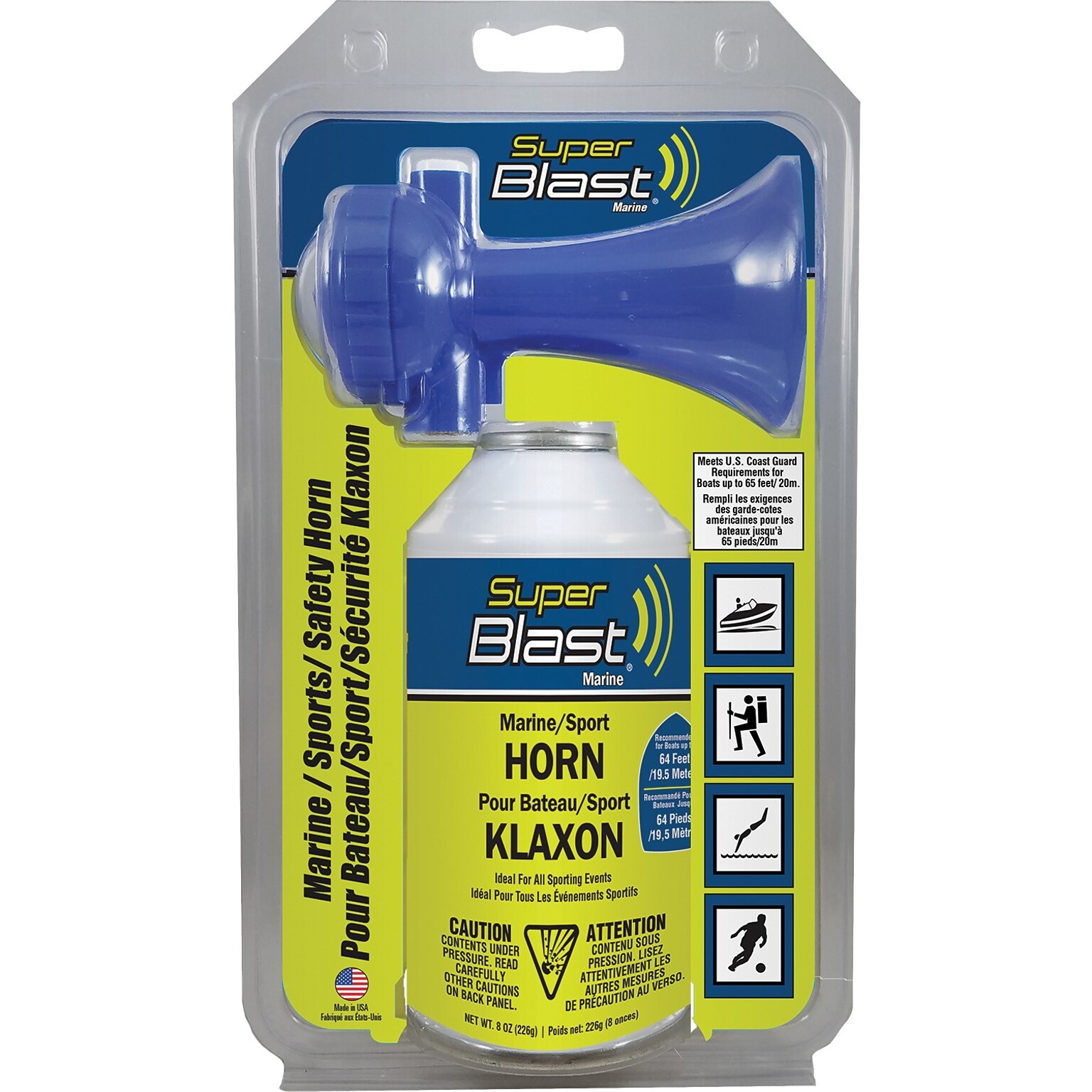 Super Blast Air Horn, 8oz (SB8-018-016)