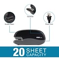 Rapid Fixativ 20EX Electric Desktop Stapler, 20-Sheet Capacity, Staples Included, Black (73126)