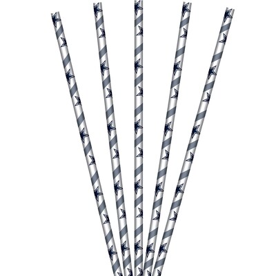 NFL Dallas Cowboys Paper Straws 24 pk (059509)