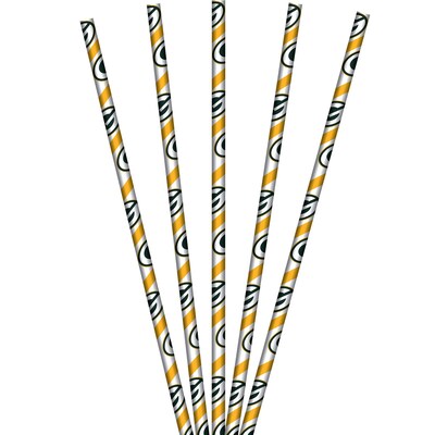 NFL Green Bay Packers Paper Straws 24 pk (059512)