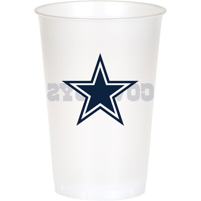 NFL Dallas Cowboys Plastic Cups 8 pk (019509)