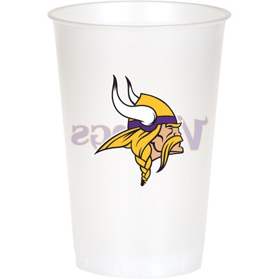 NFL Minnesota Vikings Plastic Cups 8 pk (019518)