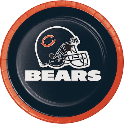 NFL Chicago Bears Dessert Plates 8 pk (419506)