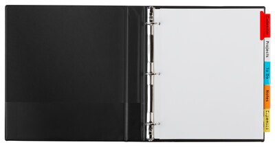Avery Big Tab Extra Wide Insertable Paper Dividers, 5-Tab, Multicolor (11220)