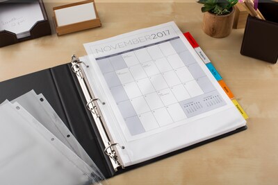 Avery Big Tab Extra Wide Insertable Paper Dividers, 5-Tab, Multicolor (11220)
