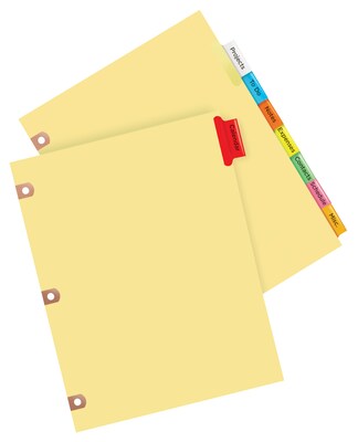 Avery Big Tab Insertable Dividers, 8-Tab, Multicolor, Set (23284)