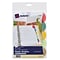 Avery Style Edge Blank Plastic Divider, 5-Tab, Multicolor (11118)