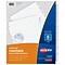 Avery Big Tab Extra-Wide Insertable Paper Dividers, 8-Tab, Clear, Set (11223)