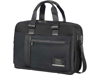 Samsonite Openroad Nylon/Polyester Expandable Briefcase, Jet Black (917981465)