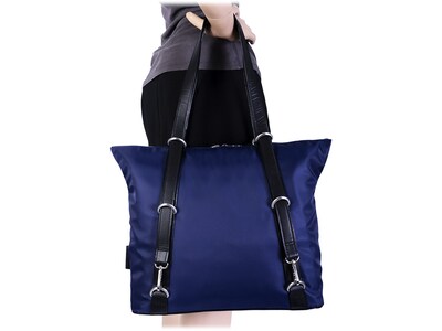 McKlein Dylan N Series Navy Nylon Tote, Medium (18487)