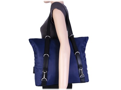 McKlein Dylan N Series Navy Nylon Tote, Medium (18487)