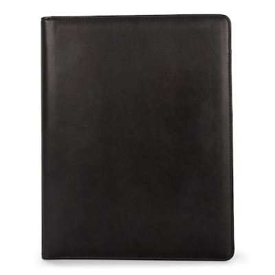 Bond Street Faux Leather Padfolio, Black (WRC5040BS-Black)