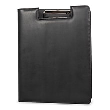 Bond Street Faux Leather Padfolio/Notepad, Black (WRC5041BS-BLACK)