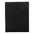 Bond Street Faux Leather Padfolio/Notepad, Black (WRC5042BS-BLACK)