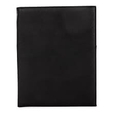 Bond Street Faux Leather Padfolio/Notepad, Black (WRC5042BS-BLACK)