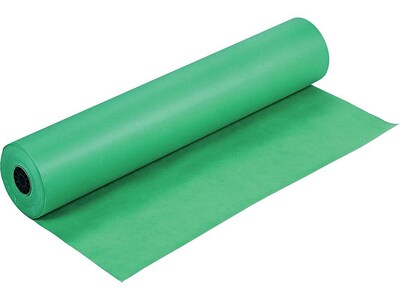 Rainbow Duo-Finish Paper Roll, 36W x 1000L, Bright Green (0063130)