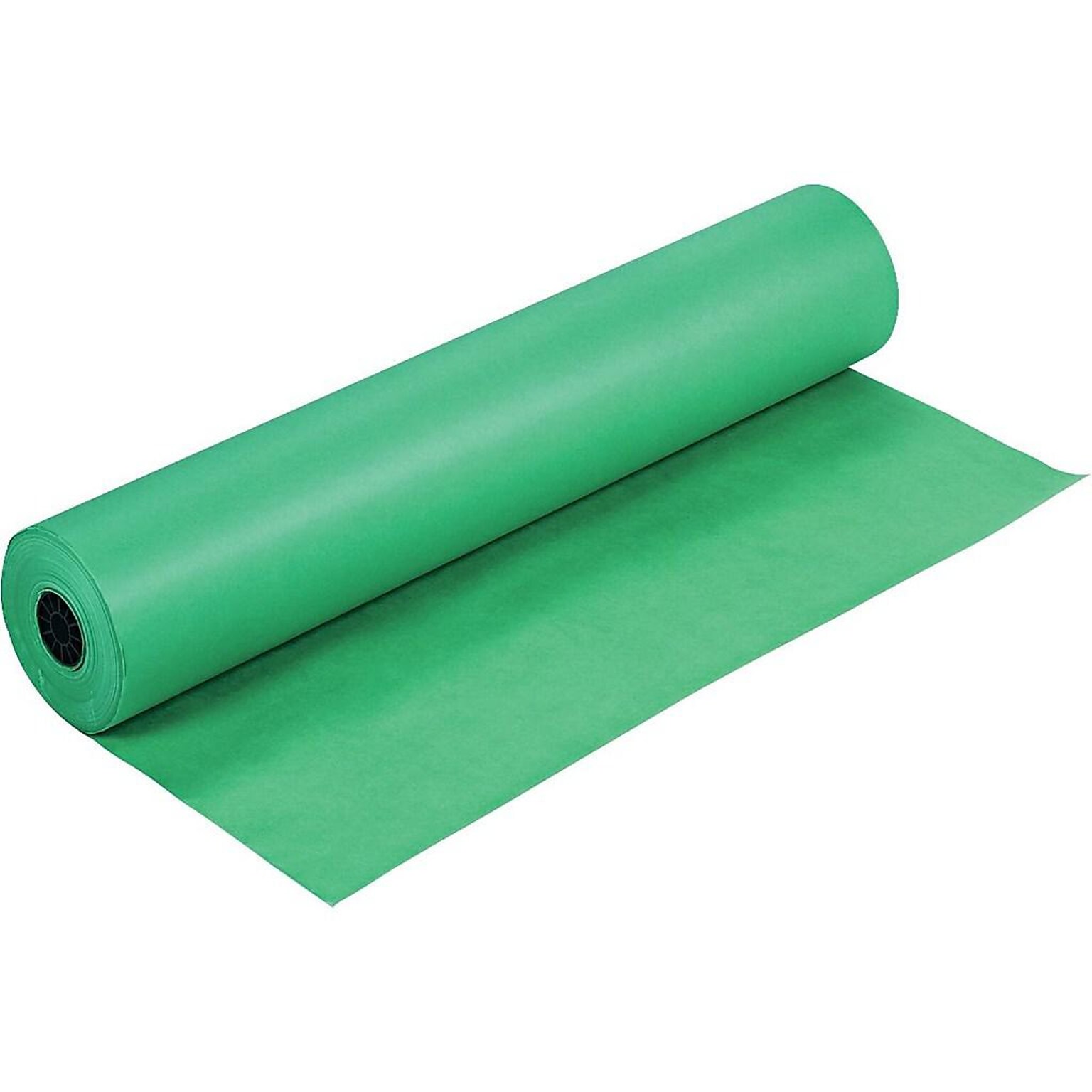 Rainbow Duo-Finish Paper Roll, 36W x 1000L, Bright Green (0063130)