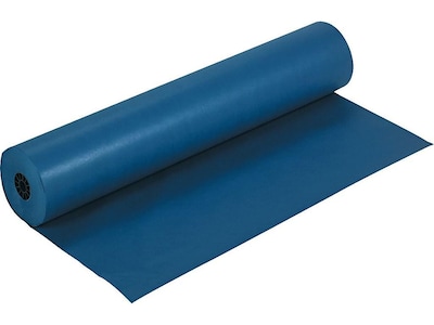 Rainbow Duo-Finish Paper Roll, 36W x 1000L, Dark Blue (0063180)