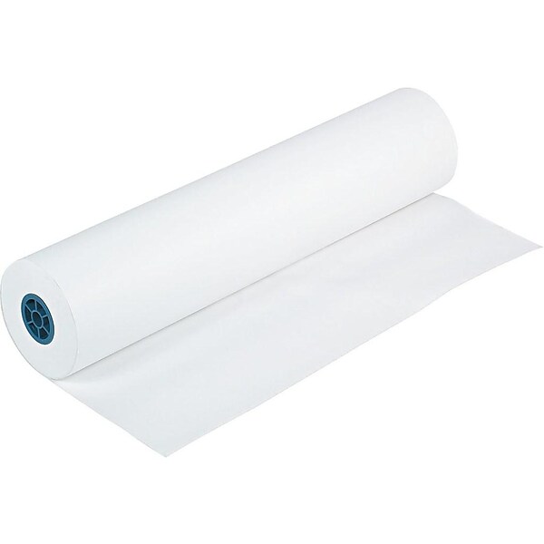 Pacon Decorol Flame-Retardant Art Paper Roll - 36W x 1000'L - White