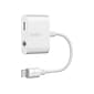 Belkin Audio + Charge RockStar Lightning Adapter for iPhone/iPad/iPod Touch, White (F8J212BTWHT)