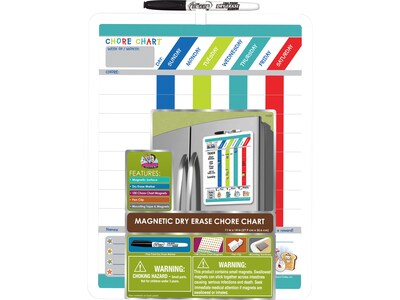 Board Dudes Colors Chore Chart, 14 x 11 (13867VA240-4)