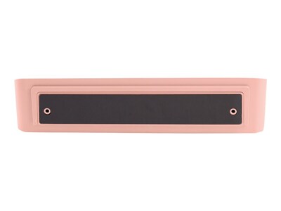 Poppin Polystyrene Mounted Wall Shelf, 12.5", Blush (105095)