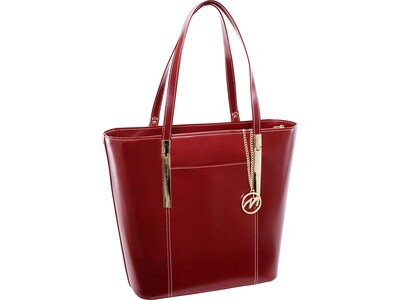 Deva M Series Red Leather Tote, Medium (97736)