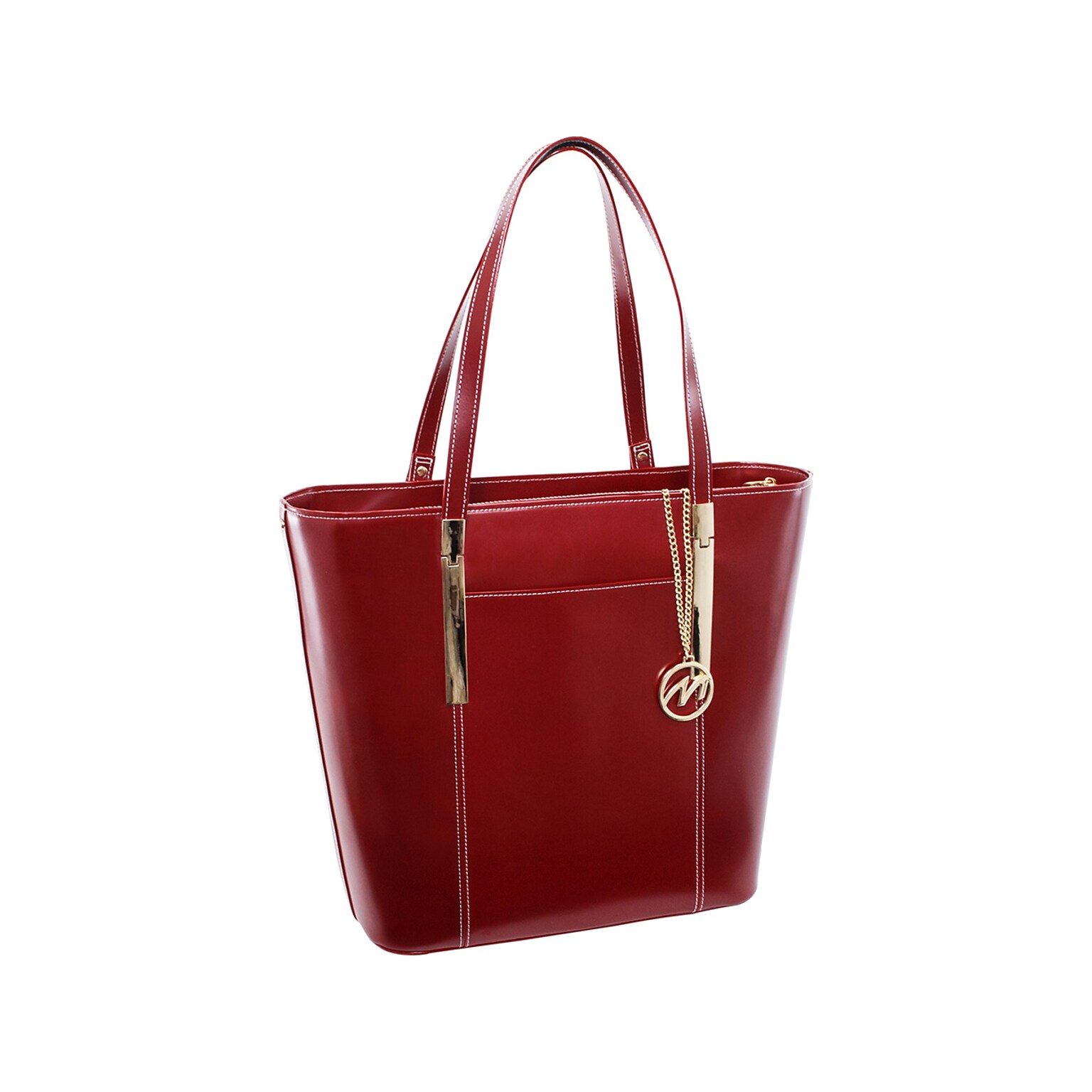 Deva M Series Red Leather Tote, Medium (97736)