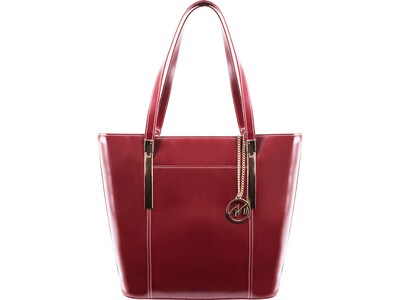 Deva M Series Red Leather Tote, Medium (97736)