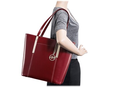Deva M Series Red Leather Tote, Medium (97736)