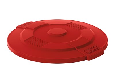 Suncast Commercial Utility Trash Lid, Red, 55 Gal. (TCU55LIDR)