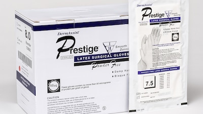 Innovative Dermassist™ Prestige Powder-Free Latex Surgical Gloves; Size: 7.5, 200 PR/CS