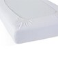 Foundations® SafeFit™ Cotton Compact/Portable Elastic Fitted Sheet, White, 1/Pack