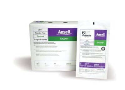 Ansell Encore Sterile Powder Free White Latex Gloves, Size 6, 50/Box (102909BX)