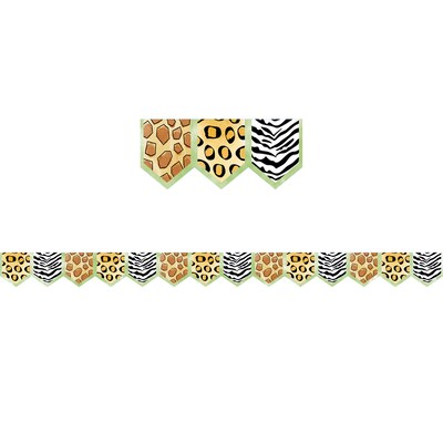 Creative Teaching Press CTP8339, Safari Friends Safari Prints Border