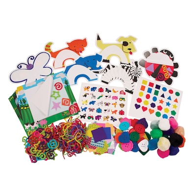 Roylco Art Exploration Kit for Toddlers, Assorted colors and Shapes, 800/set (R-21291)