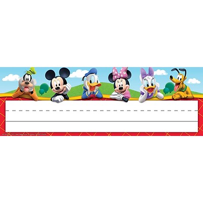 Eureka Mickey Mouse Clubhouse® Self-Adhesive Name Plates, 6 Packs, 36/Pack (EU-833003)