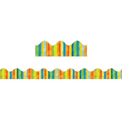 Eureka EU-845387, Dr. Seuss Fashion-Stripes Deco Trim? Extra Wide Die Cut