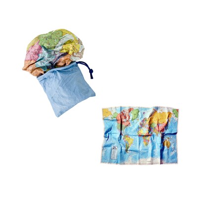Round World Products, World Scrunch Map, 24 x 36, 3/set (RWPSM01)