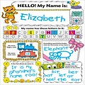 Scholastic Personal Poster Set My Name 30/set, 9 x 4 (SC-553562)