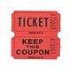 Creative Converting Admit One Tickets, Assorted Colors, 2000/Roll, EACH (132502)