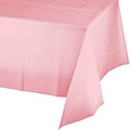 Touch of Color Plastic Tablecloth, Classic Pink (014016B)
